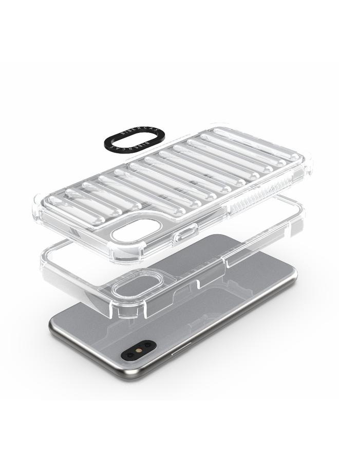 اس-توب جراب لهاتف iPhone XS Max، جراب هاتف هجين من البولي كربونات عالي الشفافية مصنوع من مادة TPU مع وسادة هوائية - Image 5