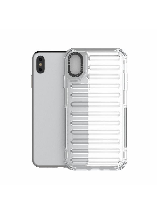 اس-توب جراب لهاتف iPhone XS Max، جراب هاتف هجين من البولي كربونات عالي الشفافية مصنوع من مادة TPU مع وسادة هوائية - Image 4