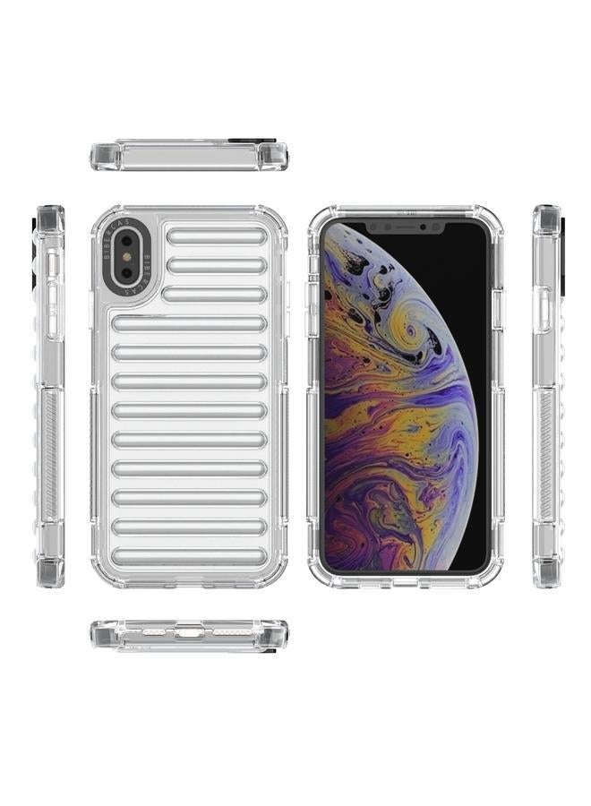 اس-توب جراب لهاتف iPhone XS Max، جراب هاتف هجين من البولي كربونات عالي الشفافية مصنوع من مادة TPU مع وسادة هوائية - Image 2