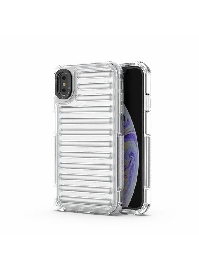 اس-توب جراب لهاتف iPhone XS Max، جراب هاتف هجين من البولي كربونات عالي الشفافية مصنوع من مادة TPU مع وسادة هوائية - Image 1