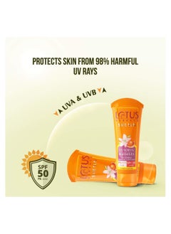 LOTUS HERBALS Lotus Herbals UV Screen Matte Gel SPF 50 100Gm and Sun Block Cream SPF 30 100gm  - Image 2