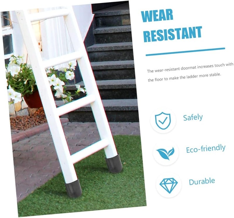 2Pcs Non Slip Bunk Bed Ladder Covers Black Anti Slip Safety Mats Home Essentials - Image 3