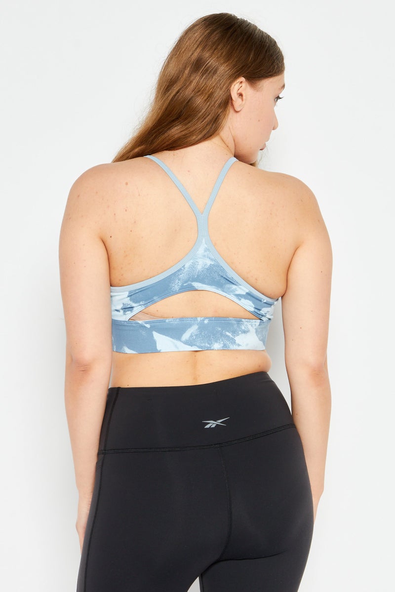 Reebok حمالة صدر رياضية للنساء مبطنة قليلاً، متعددة الألوان - Image 4