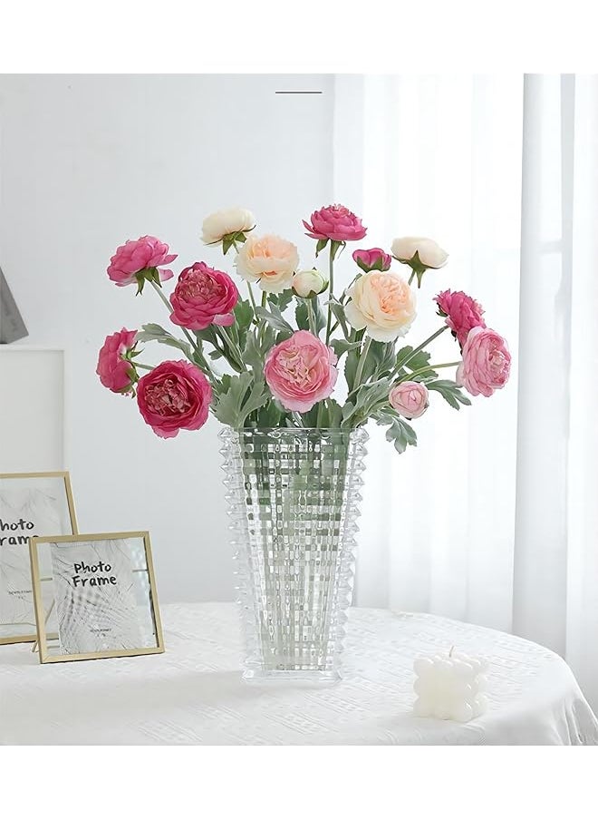 erorex 6 Pcs Artificial Flowers Silk Peony Rose Single Stem Peony Artificial Flowers Faux Peony Bouquet Floral Arrangements Bundle Fake Flowers Bulk For Table Centerpiece Wedding Farmhouse Home  - Image 3