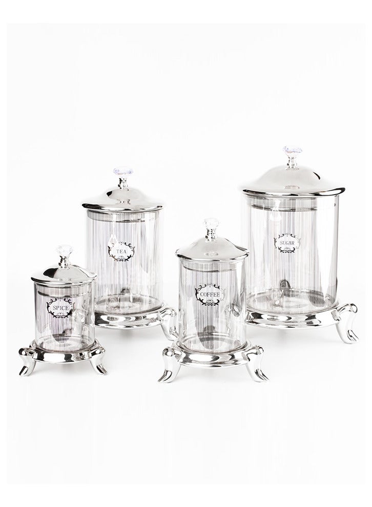 Spice storage containers with lids for safe use - Image 2