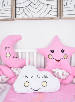 FUN MOMENT Snail Baby Bed Rails with Mattress and Pillows 6 Pieces  - Image 3