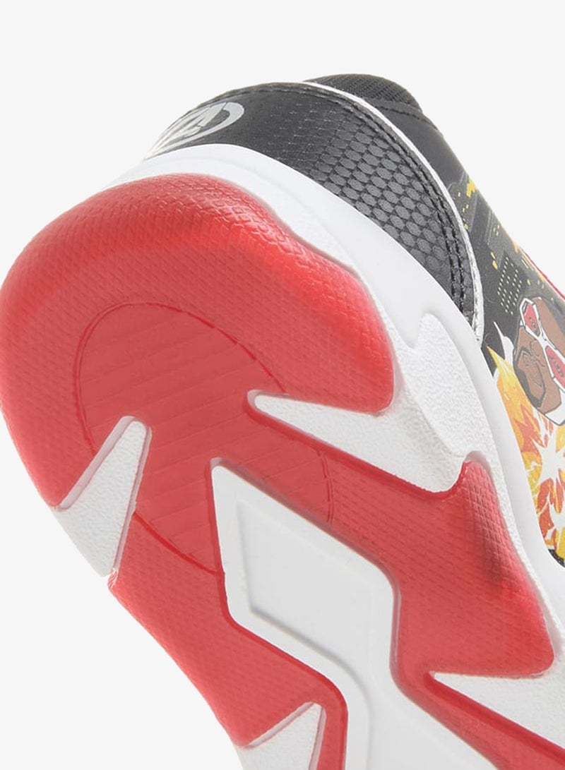 مارفل سنيكرز أولاد بطبعة أفينجرز بإضاءة وإغلاق بشريط لاصق - Image 5