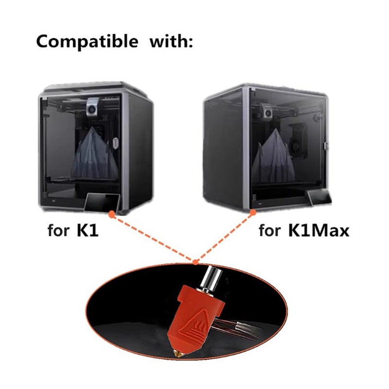 Ceramic Heating Block Kit for CREALITY K1 3D Printer Hotend Temperature Resistant High Thermal Conductivity Flow 600mm/s - Image 2