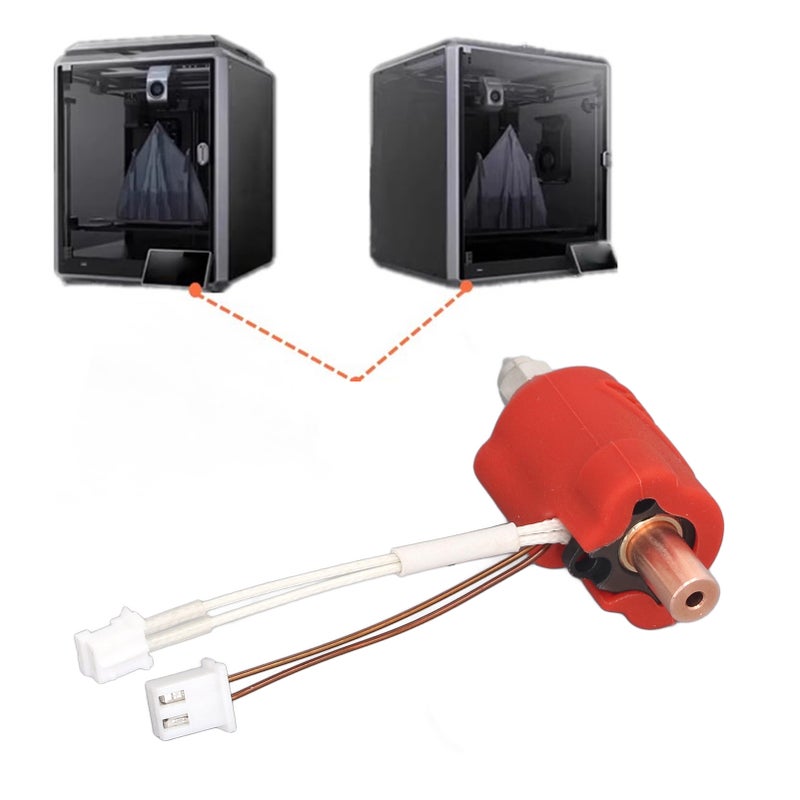 Ceramic Heating Block Kit for CREALITY K1 3D Printer Hotend Temperature Resistant High Thermal Conductivity Flow 600mm/s - Image 5