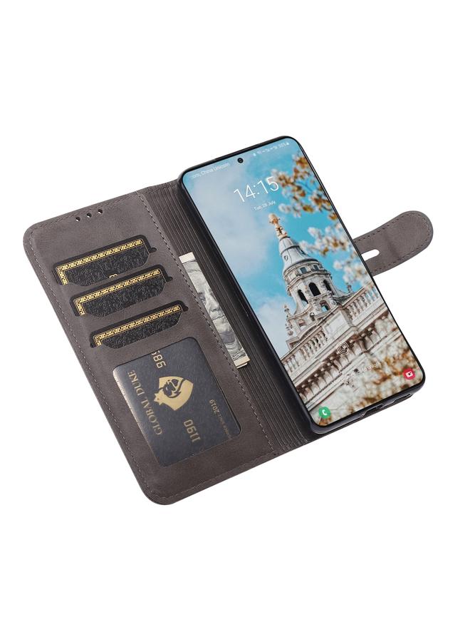 S-TOP Case For Samsung Galaxy S22+ 5G Embossed Happy Cat Pattern Horizontal Flip Leather Phone Case - Image 4