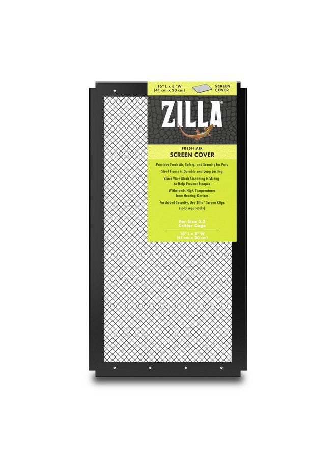 Zilla Pet Reptile Terrarium Fresh Air Screen Cover, 16" x 8" - Image 3