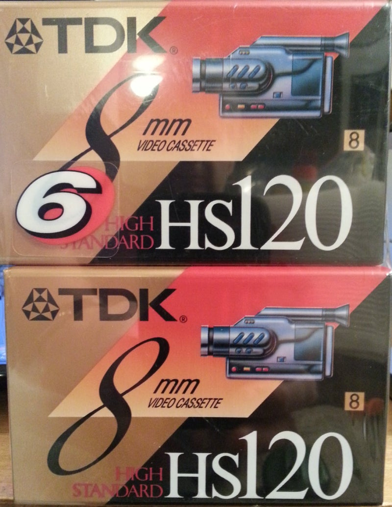 TDK شريط فيديو 8 مم HS 120 عبوة 6