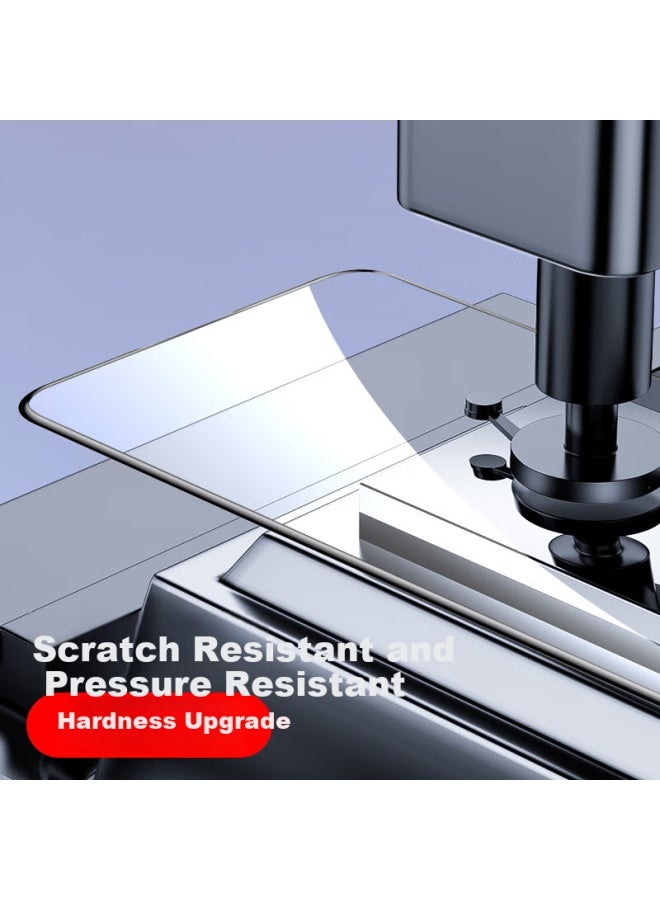 Iska Triple Enhanced Tempered Glass Screen Protector For Xiaomi 10 Youth Edition, Full Screen Coverage, Invisible Film, 5g High Definition Ceramic Crystal Clear Fingerprint Glass, Jm629 Black - Image 5