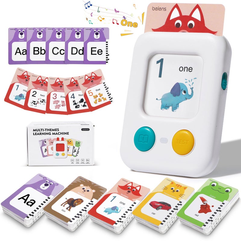 beiens Premium Talking Flash Cards for Toddlers 26 Years  Eco Friendly ChildSafe Materials  AwardWinning Speech Therapy Toys  Montessori ABC Learning System  Autism Sensory Development Tools - Image 2