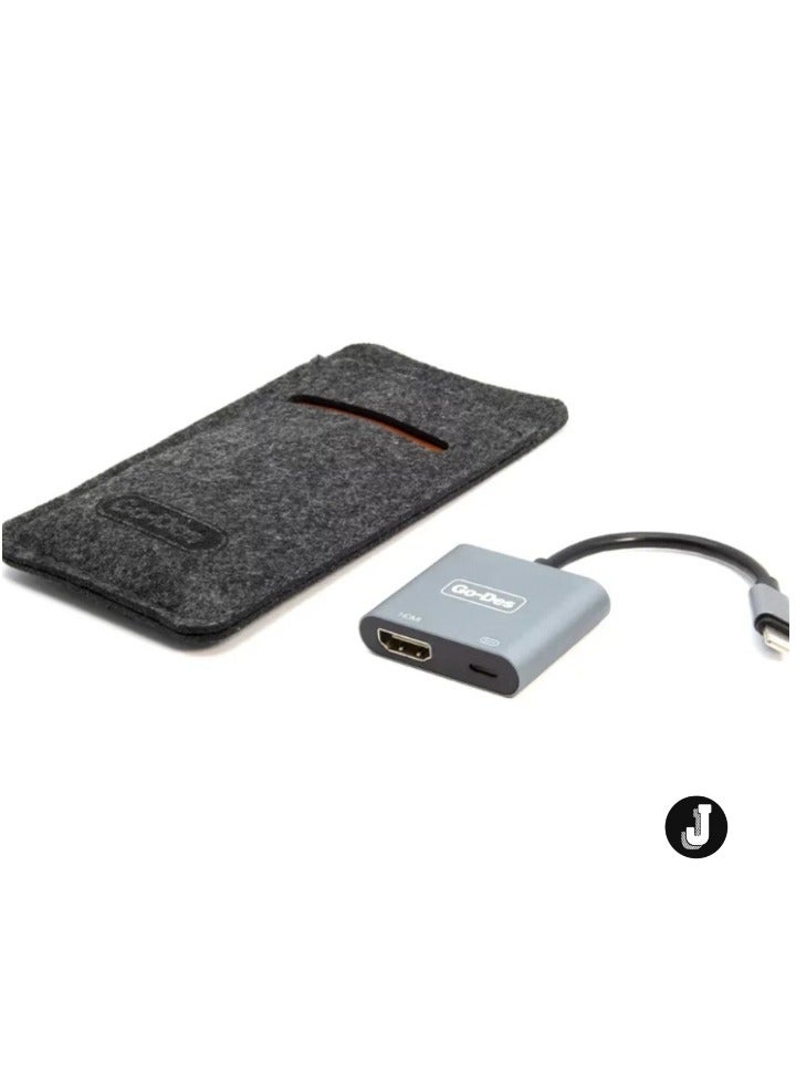 JAJEEK 2-in-1 Dual Output Video Converter GD-8285 – HDTV + Lightning Adapter for Seamless Streaming & Display Expansion  - Image 2
