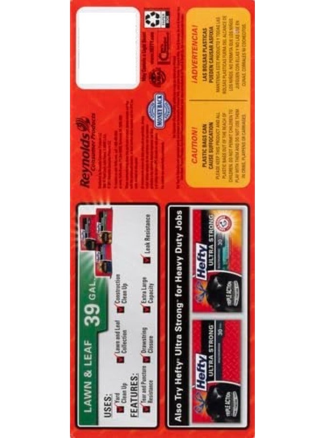 Hefty Ultra Strong Lawn And Leaf Large Trash Bags - Image 2