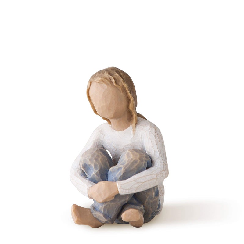Willow Tree Spirited Child, Sculpted Hand-Painted Figure - Image 1