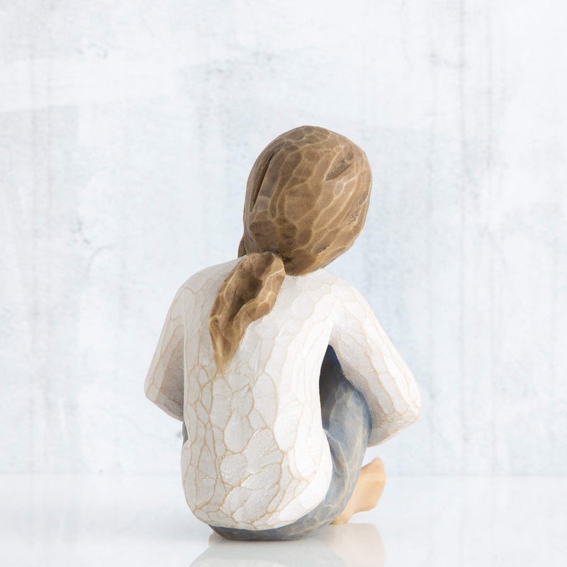 Willow Tree Spirited Child, Sculpted Hand-Painted Figure - Image 4