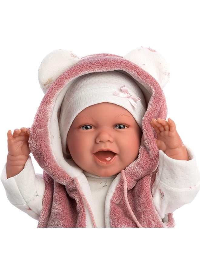 Llorens Happy Mimi 42 cm Baby Doll with Blue Eyes and Soft Body - Image 2