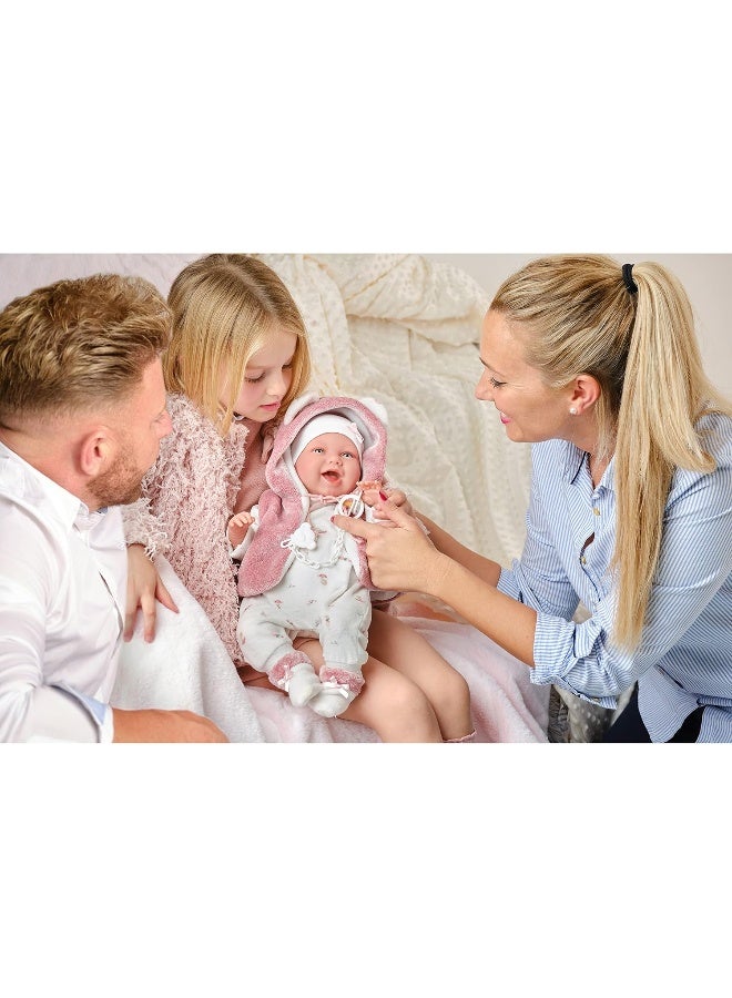 Llorens Happy Mimi 42 cm Baby Doll with Blue Eyes and Soft Body - Image 5