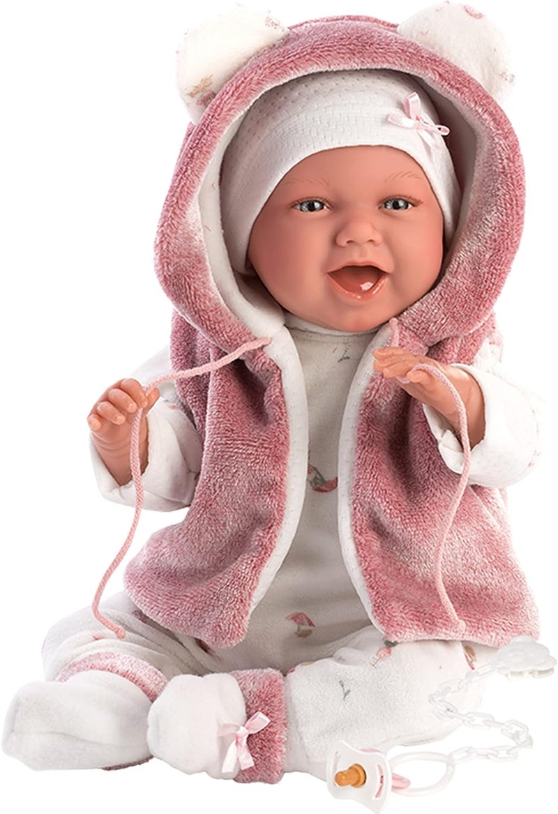 Llorens Happy Mimi 42 cm Baby Doll with Blue Eyes and Soft Body - Image 4