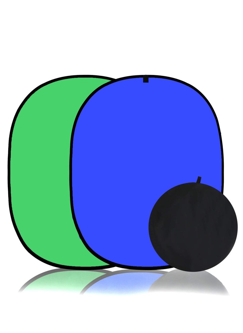 2-in-1 Pop Up Chromakey Background (150 x 200cm)
