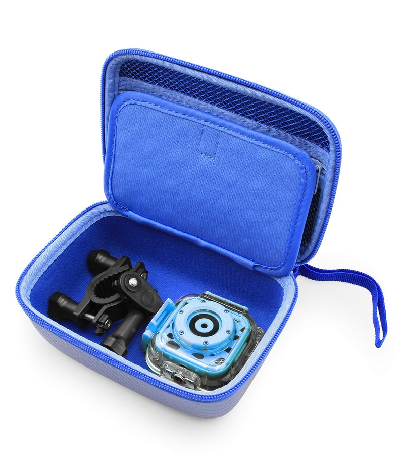 Casematix Blue Kids Camera Case Compatible with Ourlife, Dragon Touch Kidicam, Kids Waterproof Camera Video Recorder, Accessories and More - Image 1