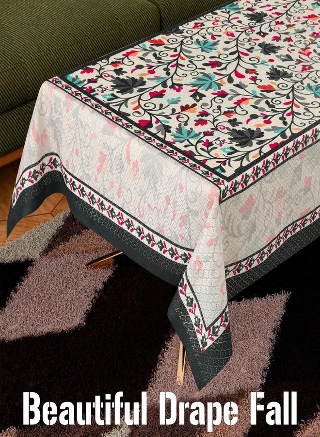 Homerz Premium Center Table Cover, Soft Fabric, 40x60 inch Size (Kashmiri, Center Table) - Image 2