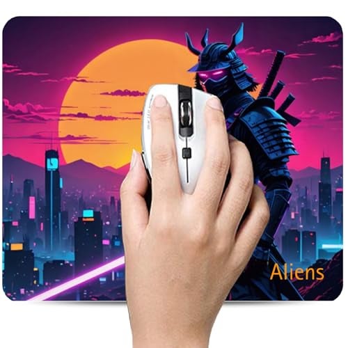 Aliens Mouse Pad for Computer, Laptop, Smooth Premium Cloth Surface, Non-Slip Rubber Base, Speed and Precision Operation Compatible with Laser and Optical Mouse, Gaming, Office, Home 230x190mm (NE-36) - Image 4