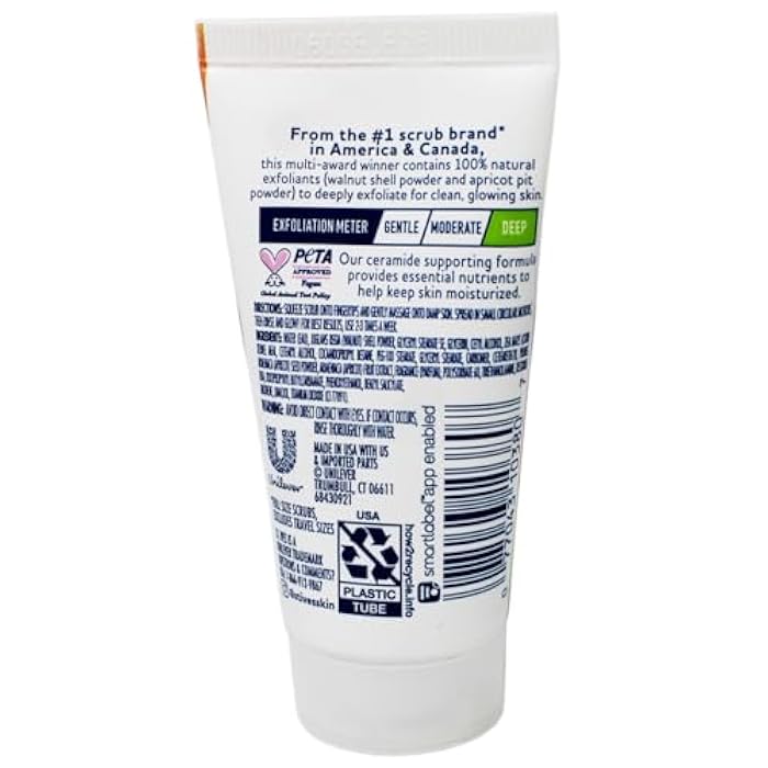 St. Ives Fresh Skin Scrub, Deep Exfoliator Skin Care for Clean, Glowing Skin, Apricot, 1 OZ - 6 Pack - Image 4