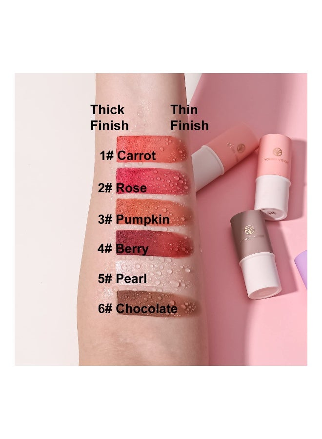 Cream Contour Stick Set - 6 Color Face Blush, Bronzer & Highlighter Makeup Collection, Blendable Putty Blush Palette, Lightweight & Perfect Gift for Women and Girls. - Image 5