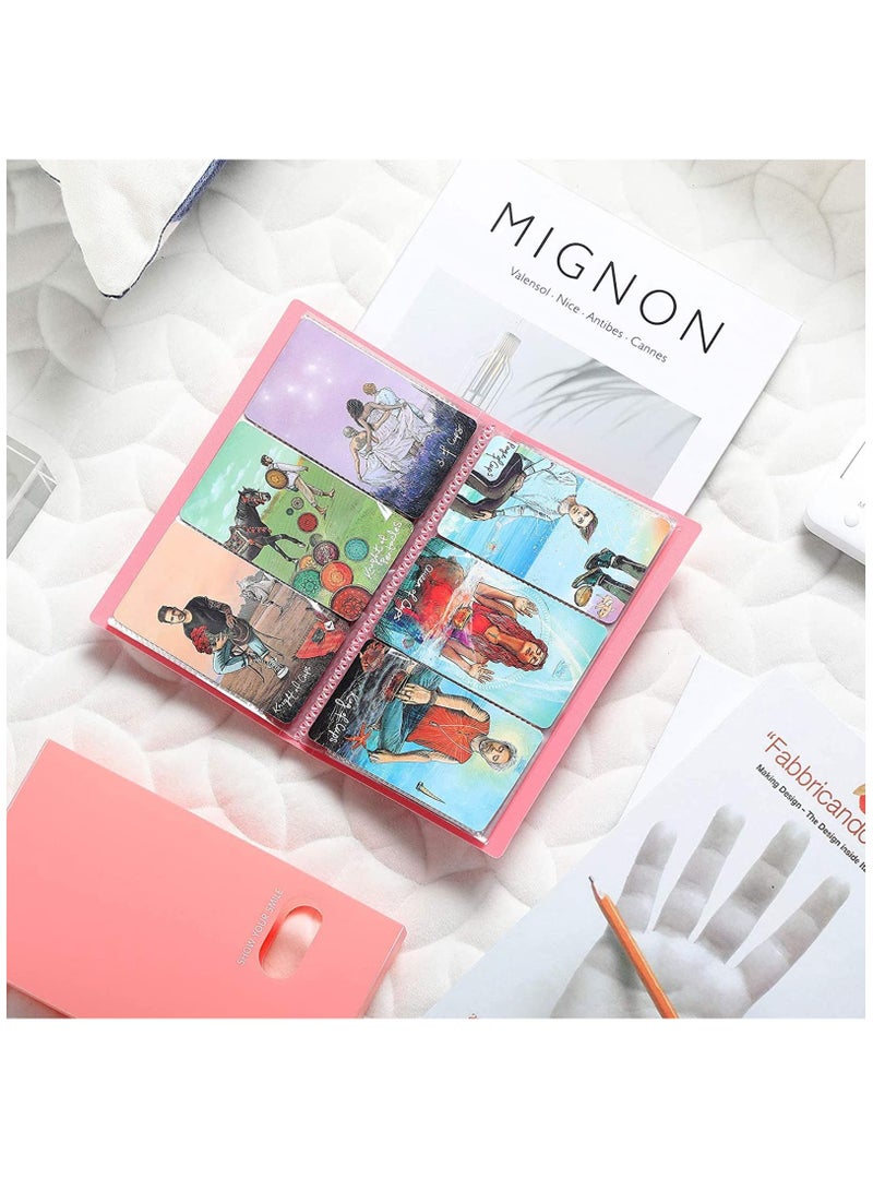 Mini Photo Album and Photocard Holder for Kpop Cards, Business Card Holder with 240 Slots for Collecting Photos of Idols, Loved Ones, and Various Cards (Set of 2) - Image 5