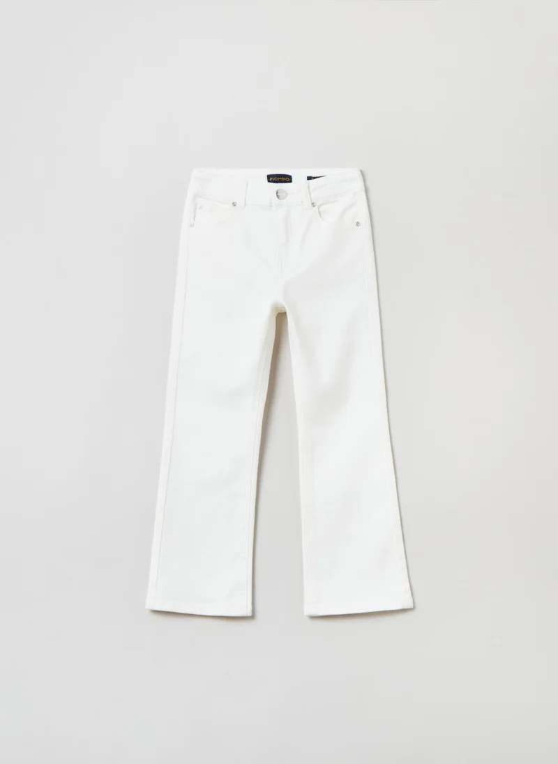 او في اس Ovs Flare-Fit Jeans With Five Pockets