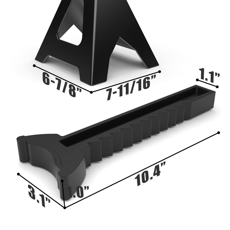 Torin At43202B Steel Jack Stands: 3 Ton (6 000 Lb) Capacity  Black  1 Pair - Image 3