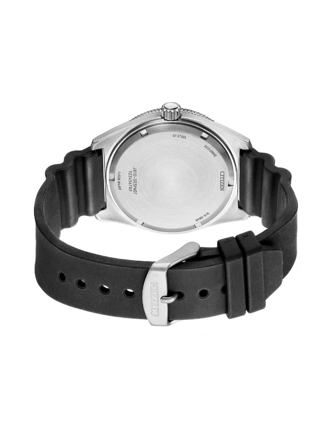 سيتيزن ساعة رجالية Eco-Drive قياسية من البولي يوريثين AW1769-10E - 43 مم