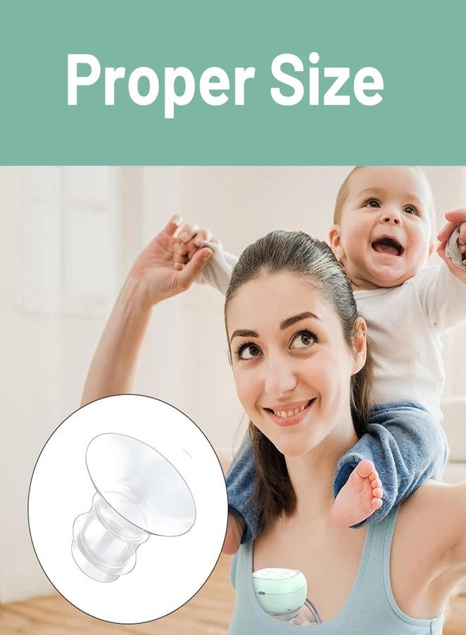 AGMITRAKA 10PCS Flange Insert for, Compatible with S12 Pro, Soft Silicone Flange Size for Breast Pump, Replacement Parts for Breast Pump - Image 4