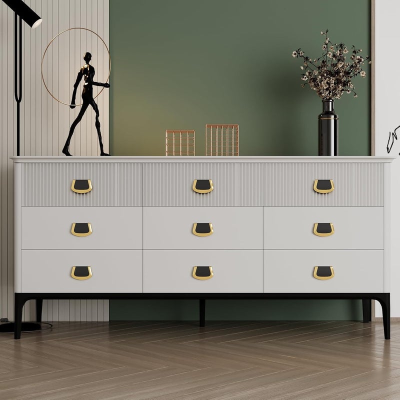 مقابض خزانة LAPO الفاخرة لمقابض الأدراج مجموعة من 9