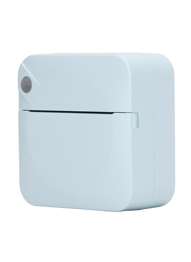 Thoraya - Mini Printer Student Blue Mini Pocket Portable Bluetooth Thermal Printer for Wrong Questions Notes Photos Documents - Image 1