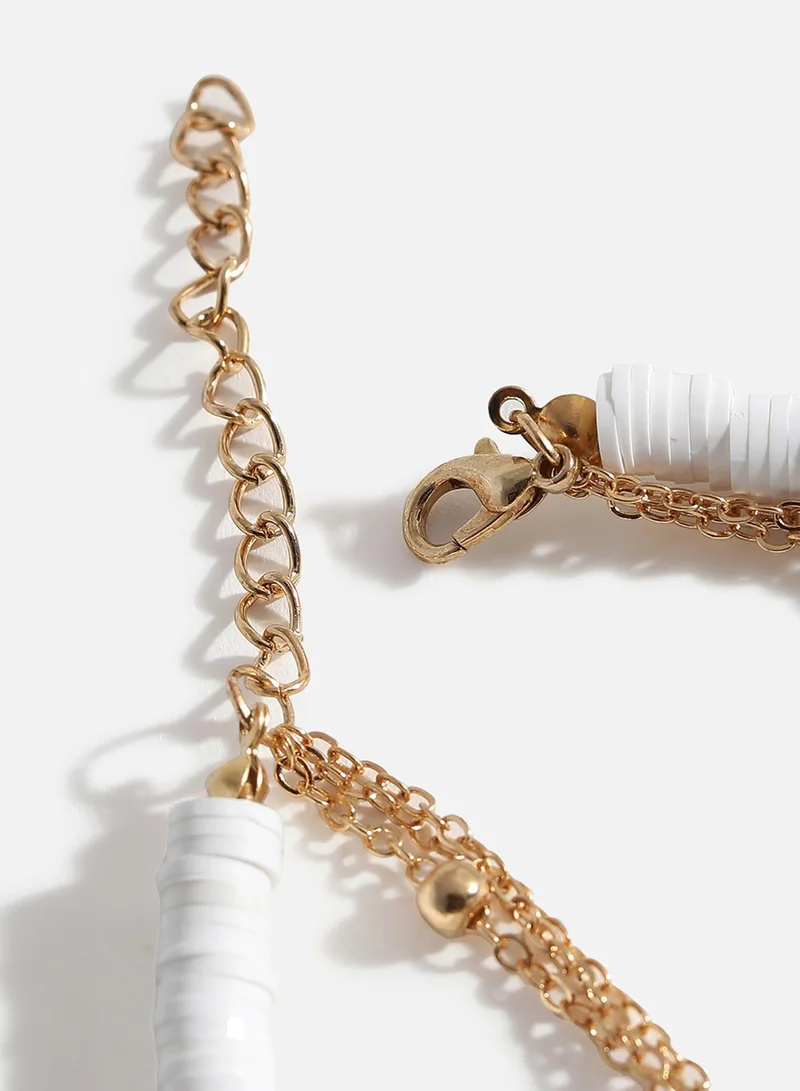 SOHI Casual Multi-Layer Artificial Necklace Jewellery
