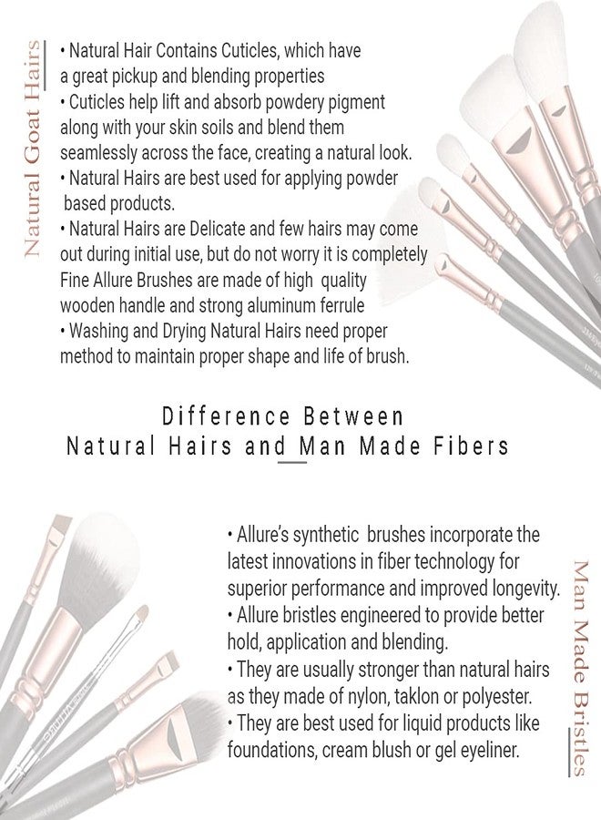 ألور فرش مكياج من ألور، أسود، مقاس واحد، 16 قطعة - Image 5