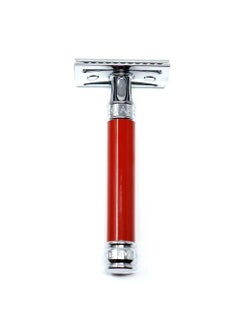 Edwin Jagger Edwin Jagger Double Edged Safety Razor Regular Handle  83mm 33 Red 