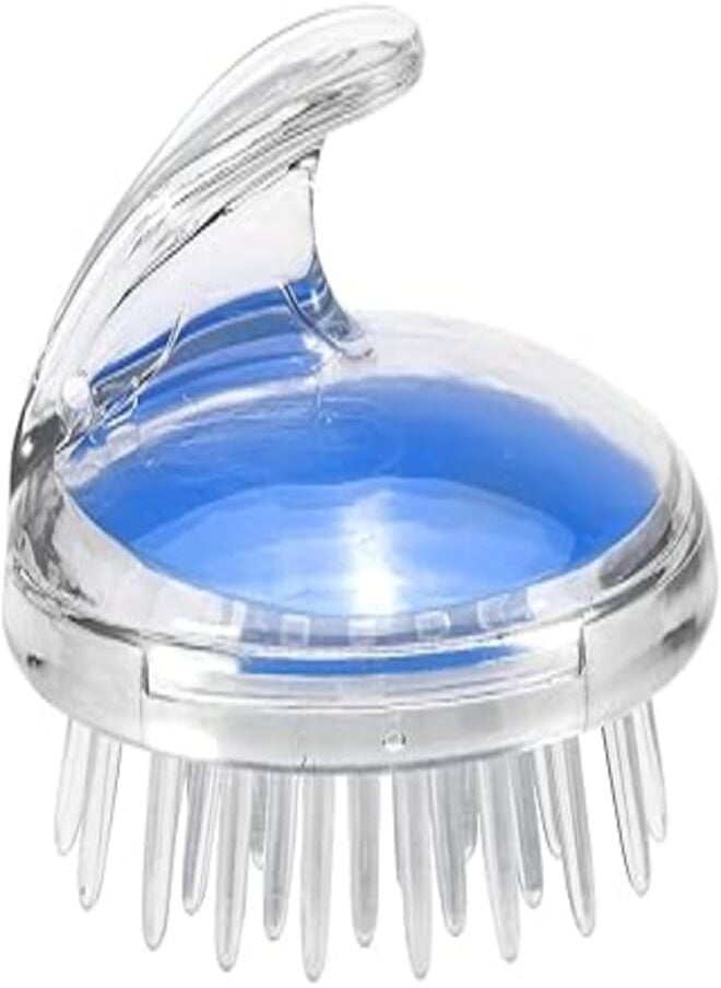 ANGGREK ANGGREK Shampoo Brush, Hair Care Shampoo Hair Scalp Massager Shower Brush Deep Cleaning Hair Washing Massage Comb Beauty Tool for Men Women, Kids and Pet (Blue) 