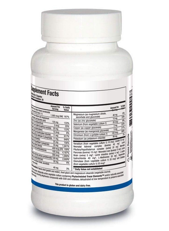Biotics Research Biotics Research Bio Glycozyme Forte Multivitamin for Glycolytic Support, Vanadium, Zinc, Chromium, Manganese, Inositol, Catalase, Healthy Metabolism and Homocysteine 90 Capsules - Image 2