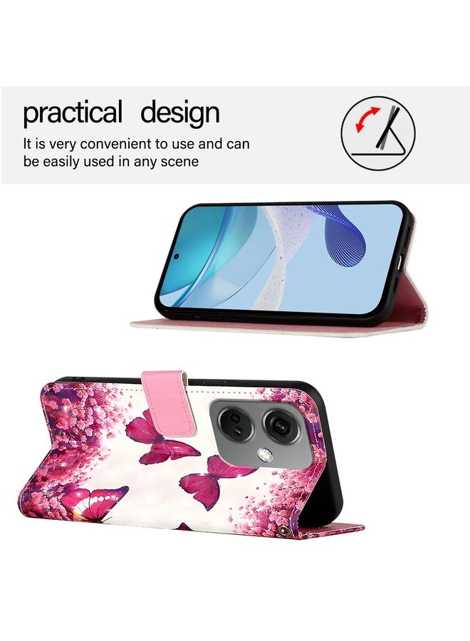 اس-توب جراب لهاتف OnePlus Nord CE3 الهند، جراب جلدي أفقي قابل للطي بتصميم ثلاثي الأبعاد - Image 3