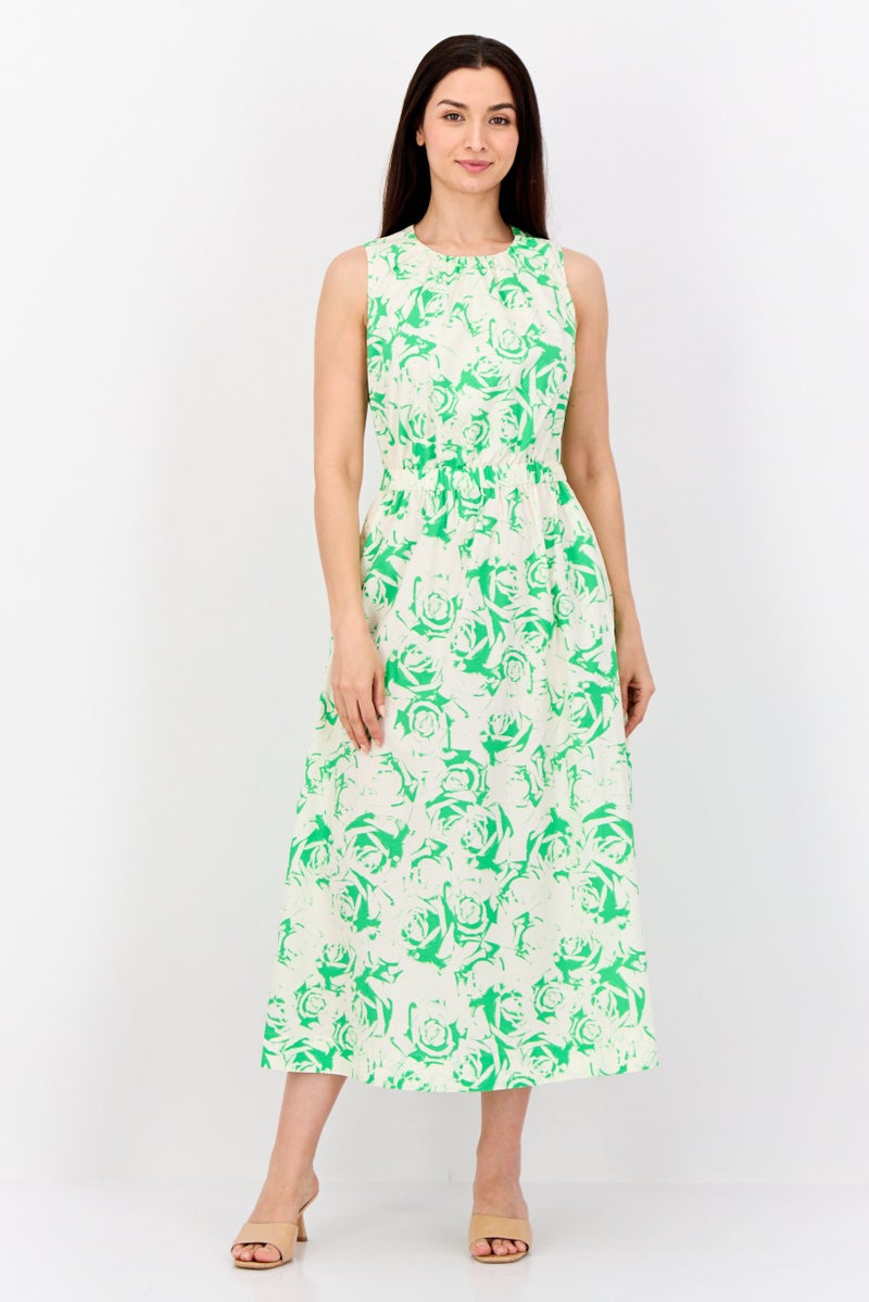 ESPRIT Women Floral Print Maxi Dress, Multicolor - Image 1