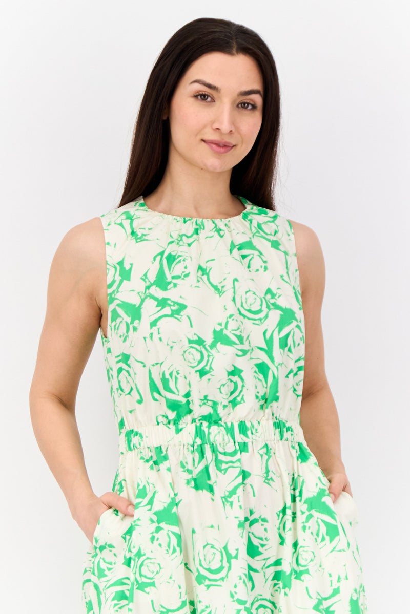 ESPRIT Women Floral Print Maxi Dress, Multicolor - Image 2