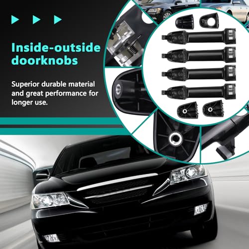Gaogsiy 8PCS Interior Door Handles and Exterior Door Handles fits Sonata 2005 2006 2007 2008, Front and Rear Side Replace 826103K020XZ，82610-3K020, - Image 4