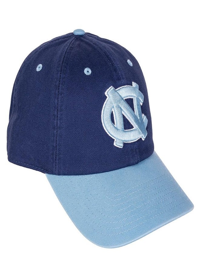 Desert Cactus University of North Carolina Baseball Hat UNC Chapel Hill Tar Heels Brimmed Embroidered Hats Cap Adjustable Cloth Strap Adult (Style J1) Blue - Image 1