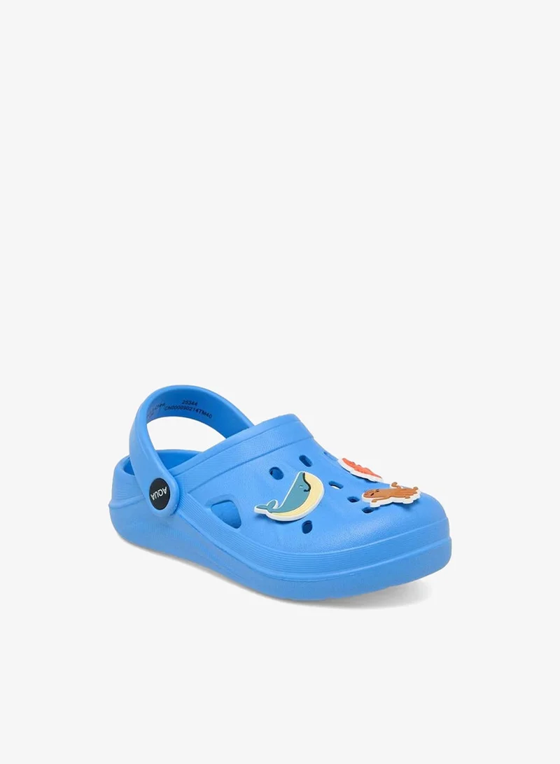 أكوا Boys Jibbitz Charm Detail Clogs