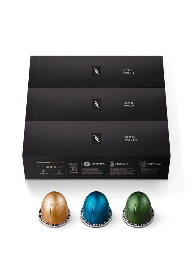 Nespresso Capsules Vertuo, Variety Pack, Medium and Dark Roast Coffee, 30 Count Coffee Pods, Brews 7.8 oz. - Image 1